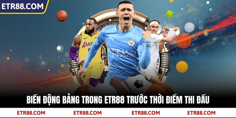 Biến động bảng trong TR88 trước thời điểm thi đấu