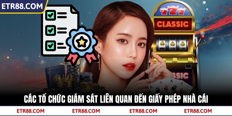 Các tổ chức giám sát liên quan đến giấy phép nhà cái Các tổ chức giám sát liên quan đến giấy phép nhà cái