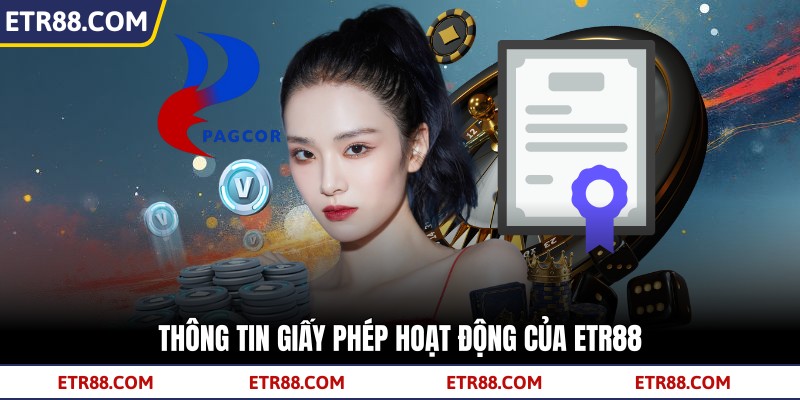 Thông tin giấy phép hoạt động của TR88 Thông tin giấy phép hoạt động của TR88